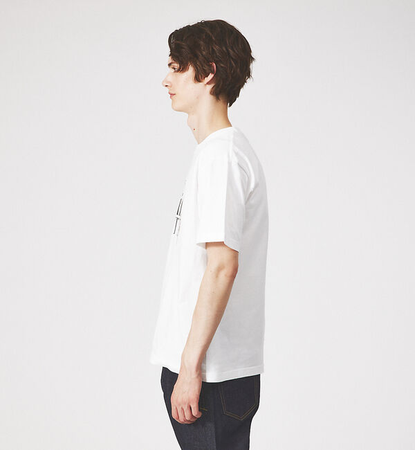 ABAHOUSE「【IN THE CITY】ドライフラワー 半袖 Tシャツ」|Tシャツ・カットソー|
