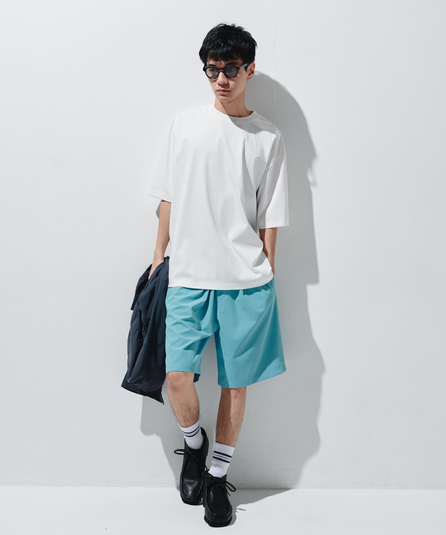 URBAN RESEARCH DOORS「『UR TECH』サマシェア クルーネックTシャツ」|Tシャツ・カットソー|