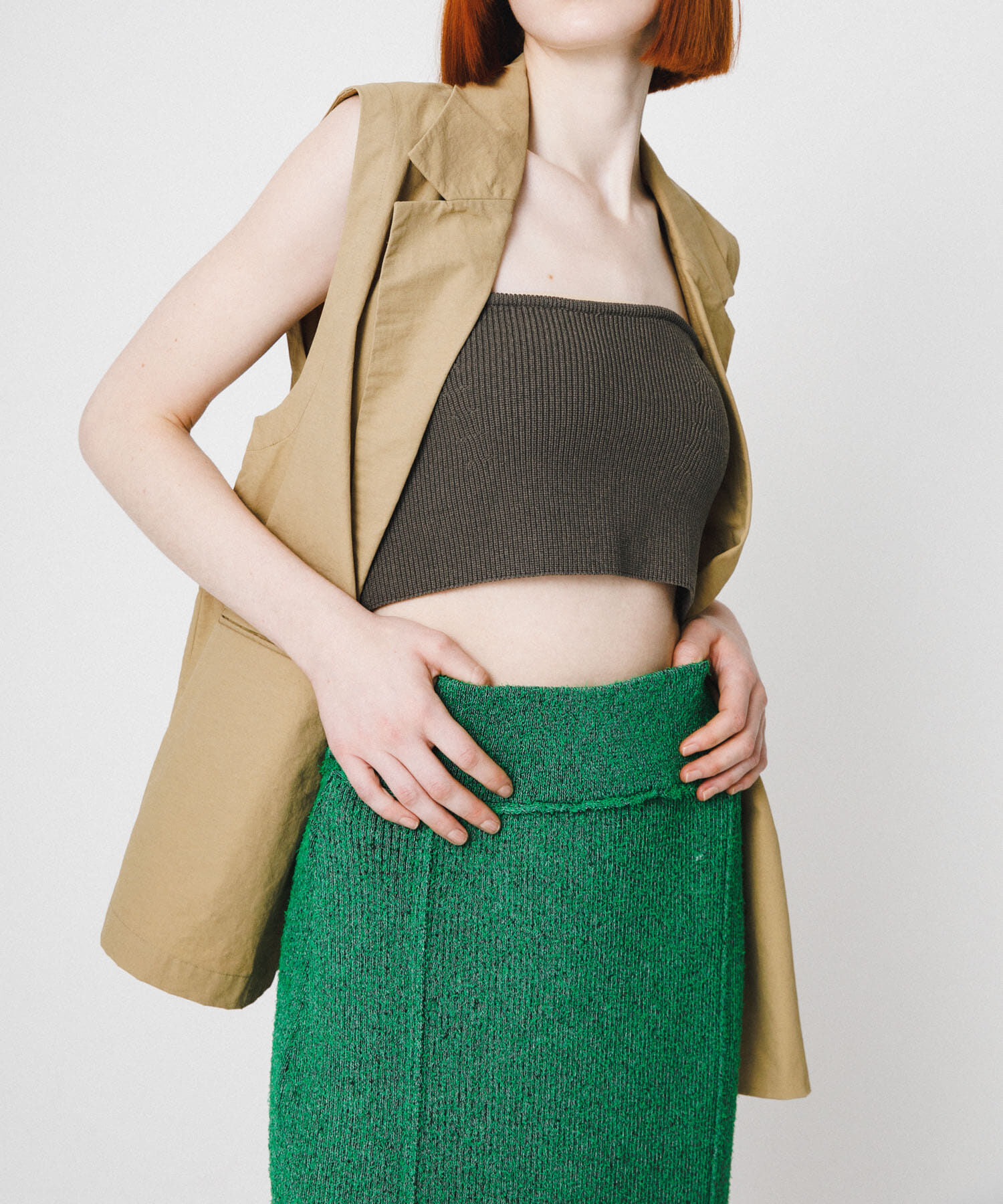 LAATO「mosa knit skirt」|スカート|