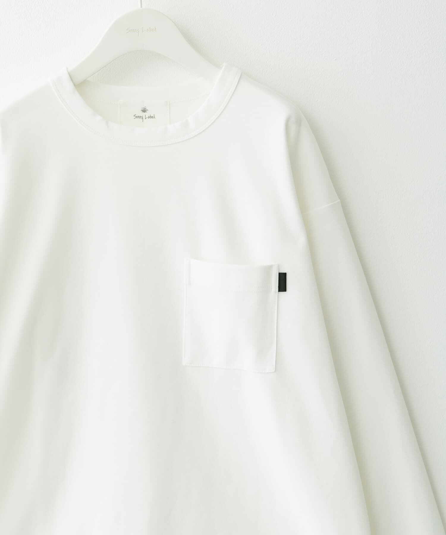 Sonny Label 「ポンチポケット付ロングスリーブTシャツ」|Tシャツ・カットソー|ホワイト