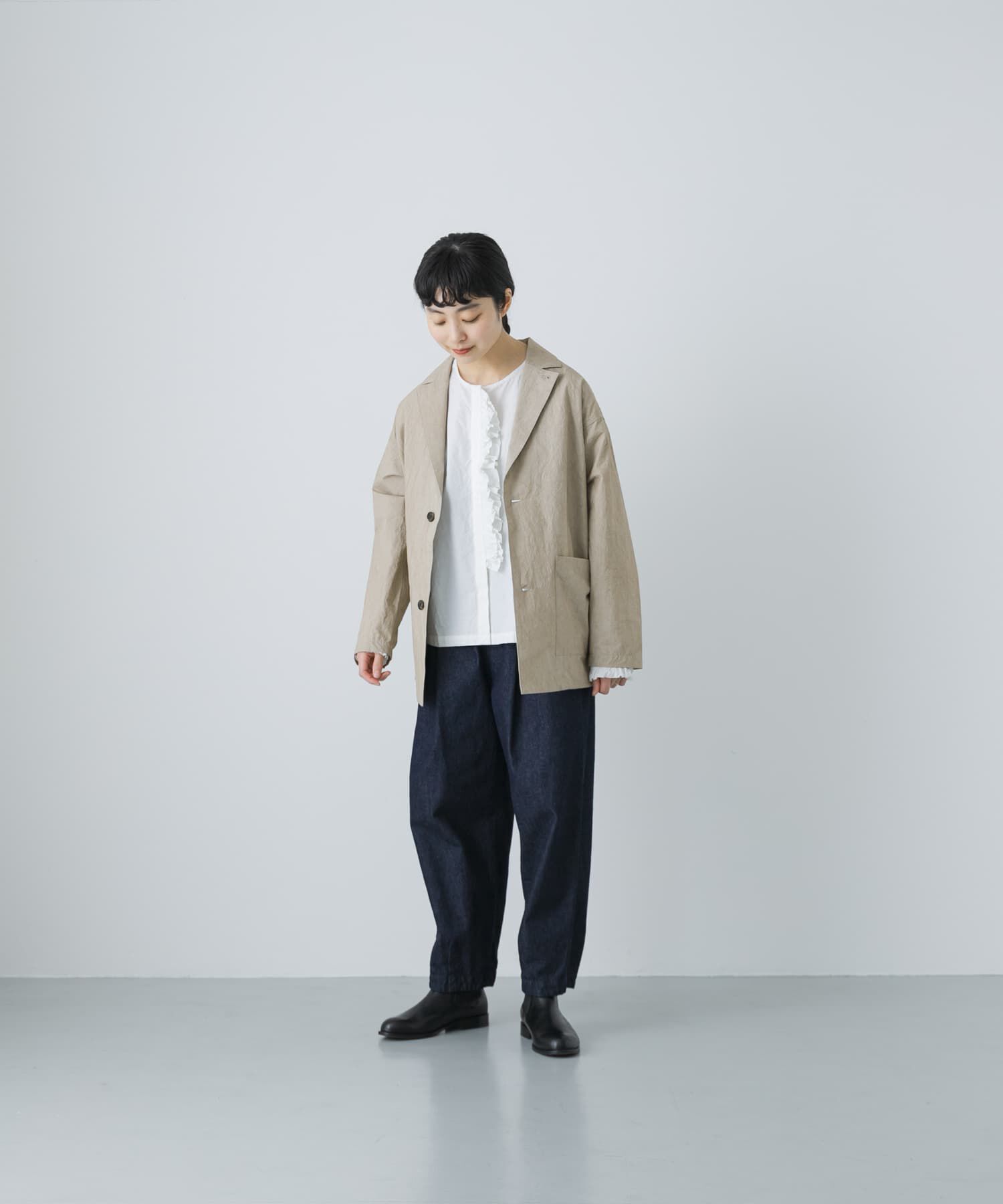 かぐれ「『ユニセックス』コットンテーラードジャケット」|その他|