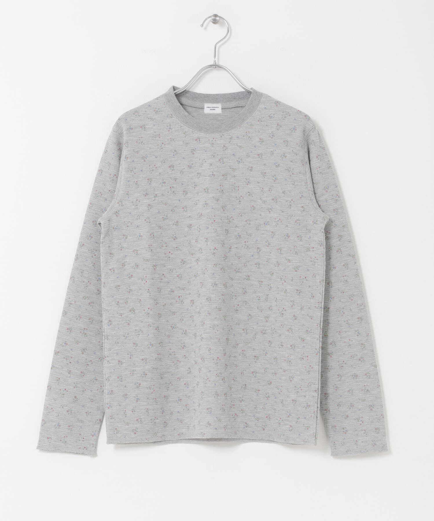 URBAN RESEARCH DOORS「『スタッフ企画』小花柄サーマルロングTシャツ」|Tシャツ・カットソー|