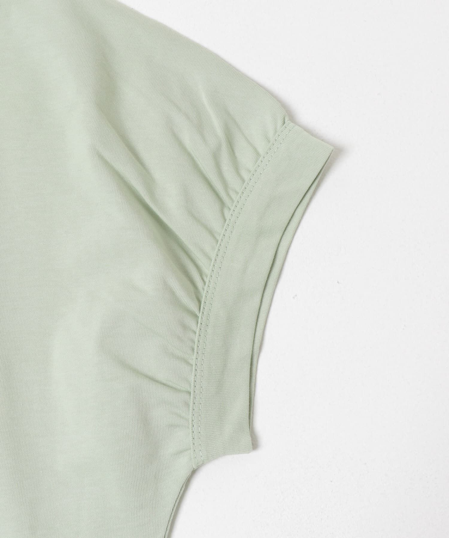 URBAN RESEARCH DOORS「FORK&SPOON　ボトルネックギャザースリーブTシャツ」|Tシャツ・カットソー|