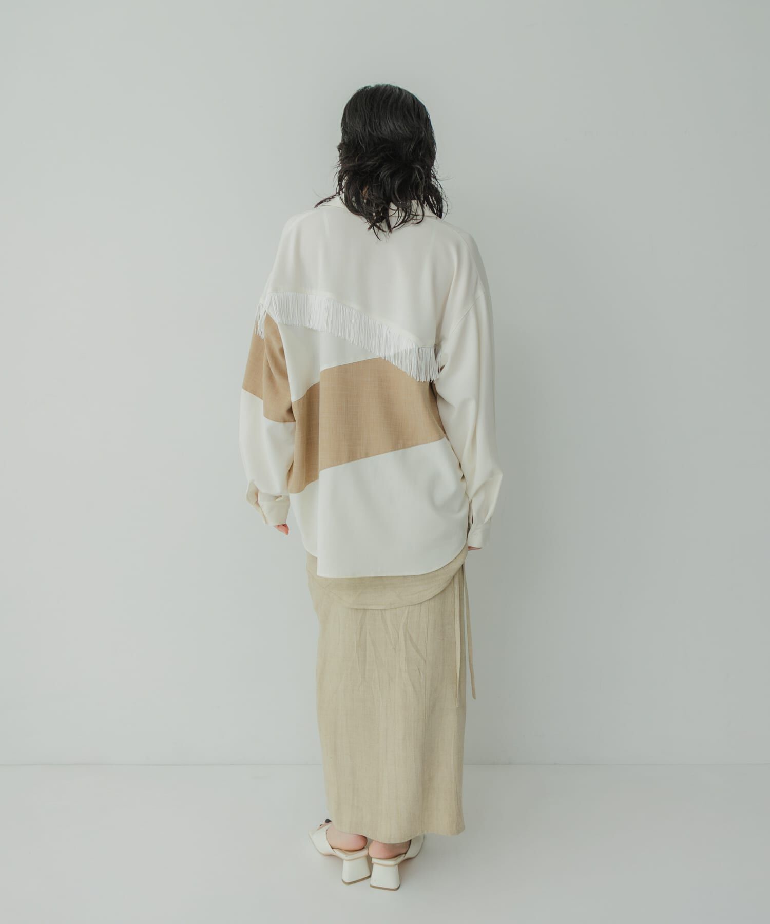  「Siltrata　Fringe pattern shirts」|シャツ・ブラウス|