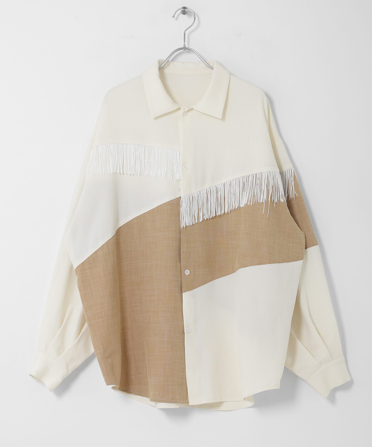  「Siltrata　Fringe pattern shirts」|シャツ・ブラウス|