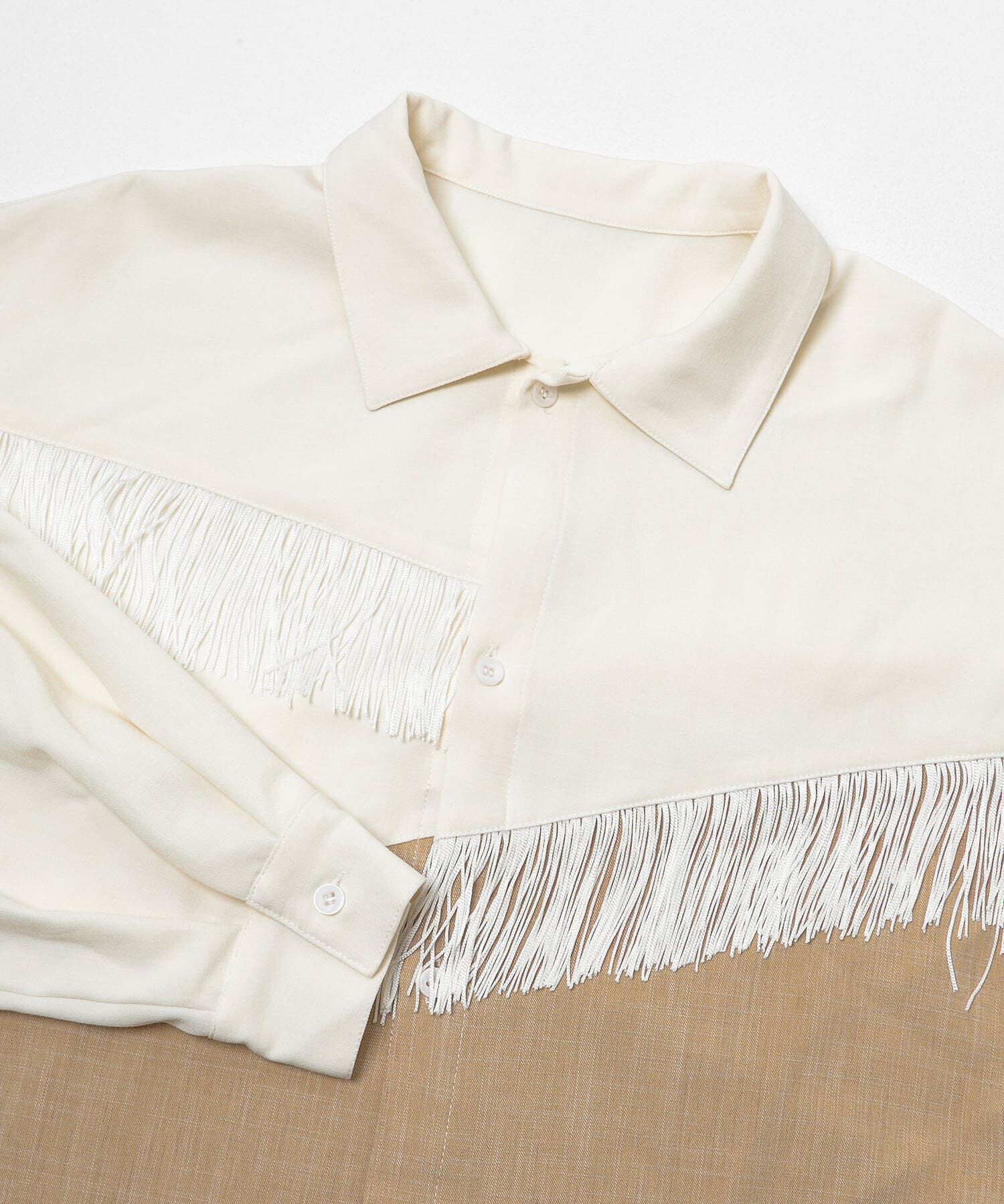  「Siltrata　Fringe pattern shirts」|シャツ・ブラウス|