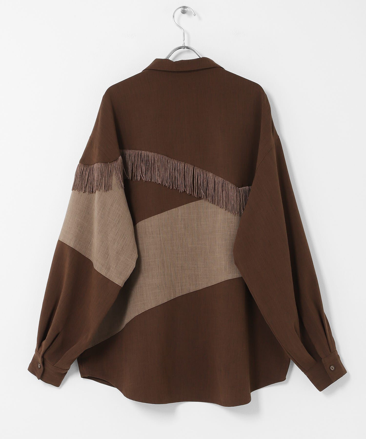  「Siltrata　Fringe pattern shirts」|シャツ・ブラウス|