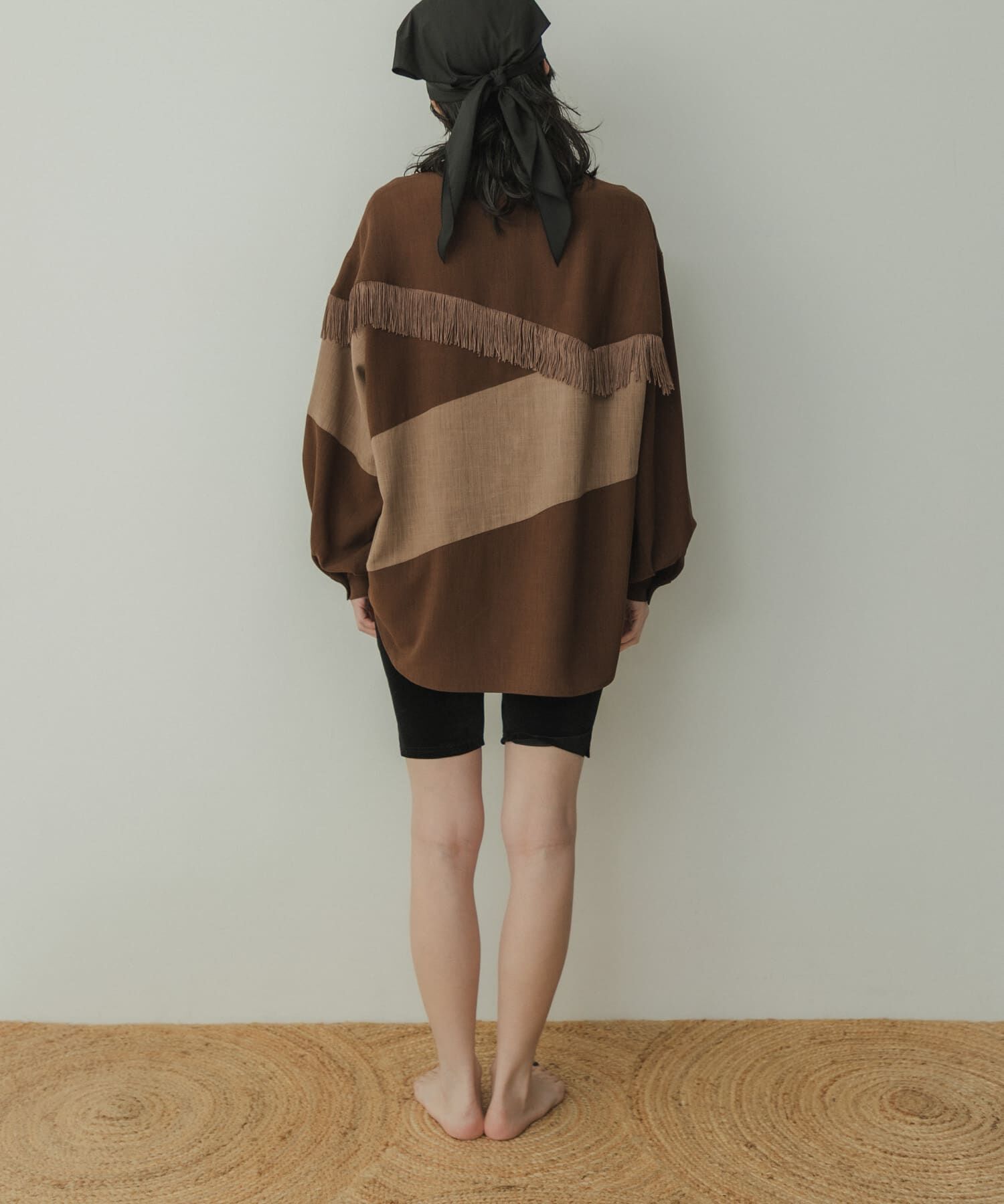  「Siltrata　Fringe pattern shirts」|シャツ・ブラウス|