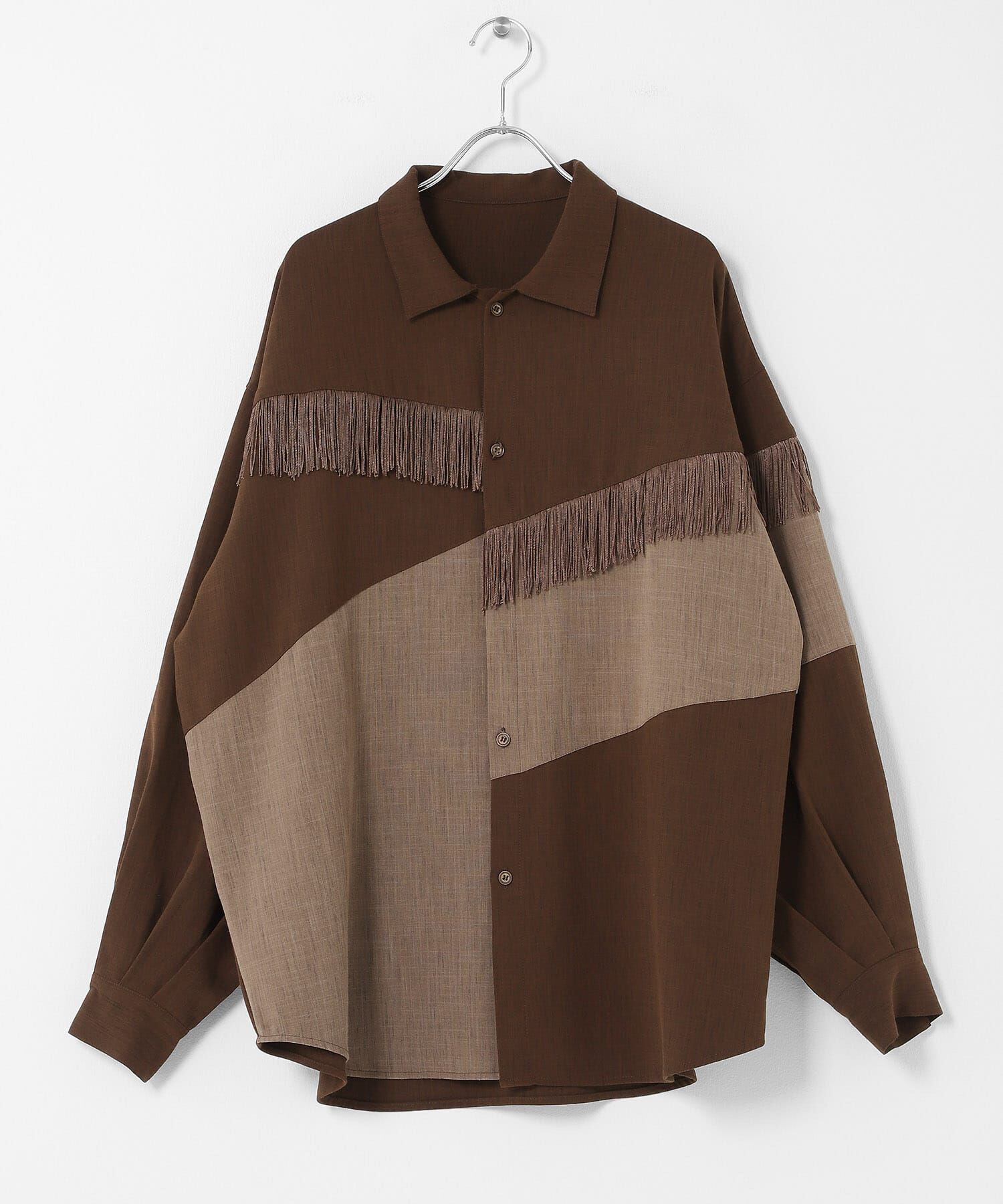  「Siltrata　Fringe pattern shirts」|シャツ・ブラウス|