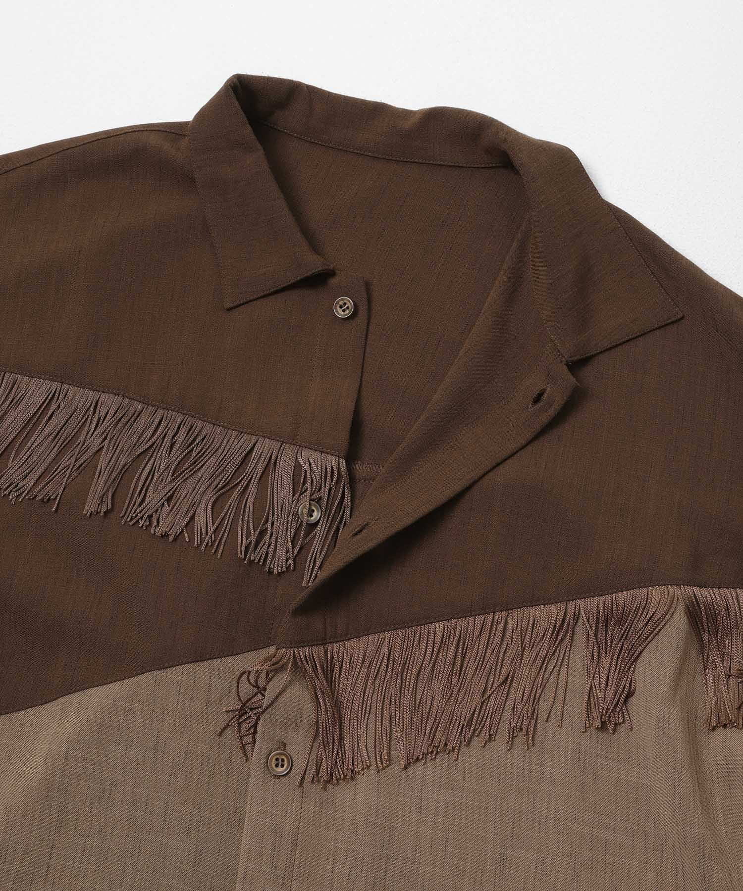  「Siltrata　Fringe pattern shirts」|シャツ・ブラウス|