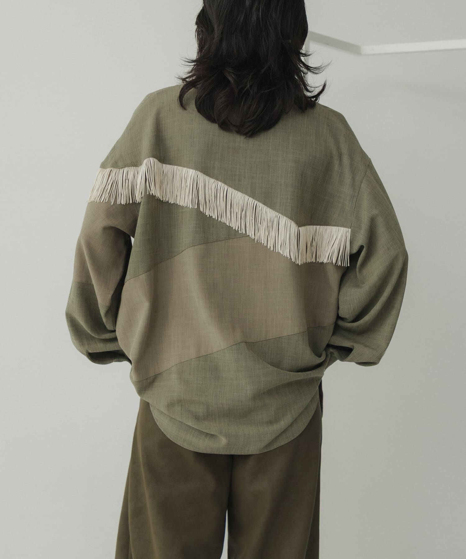  「Siltrata　Fringe pattern shirts」|シャツ・ブラウス|