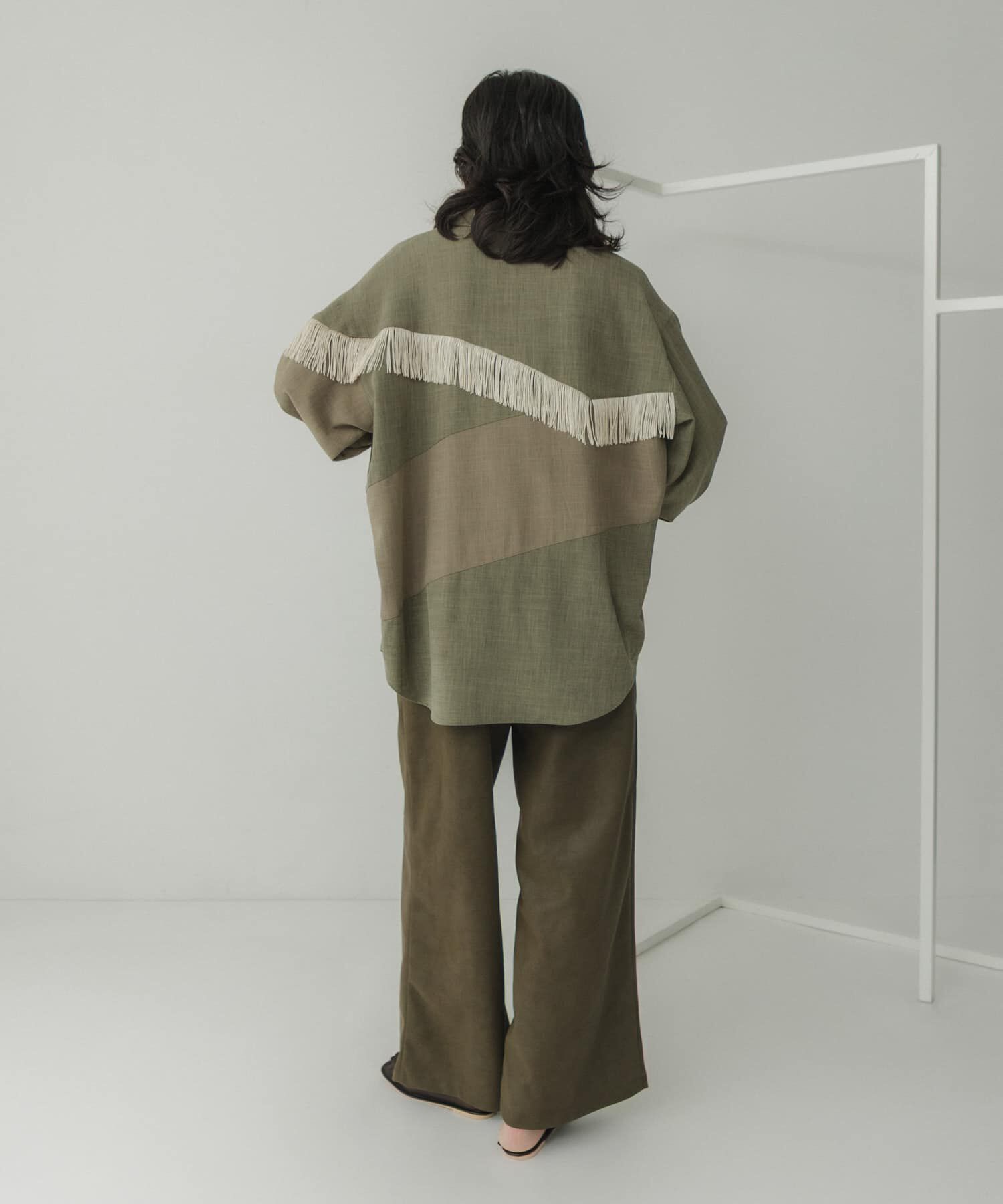  「Siltrata　Fringe pattern shirts」|シャツ・ブラウス|