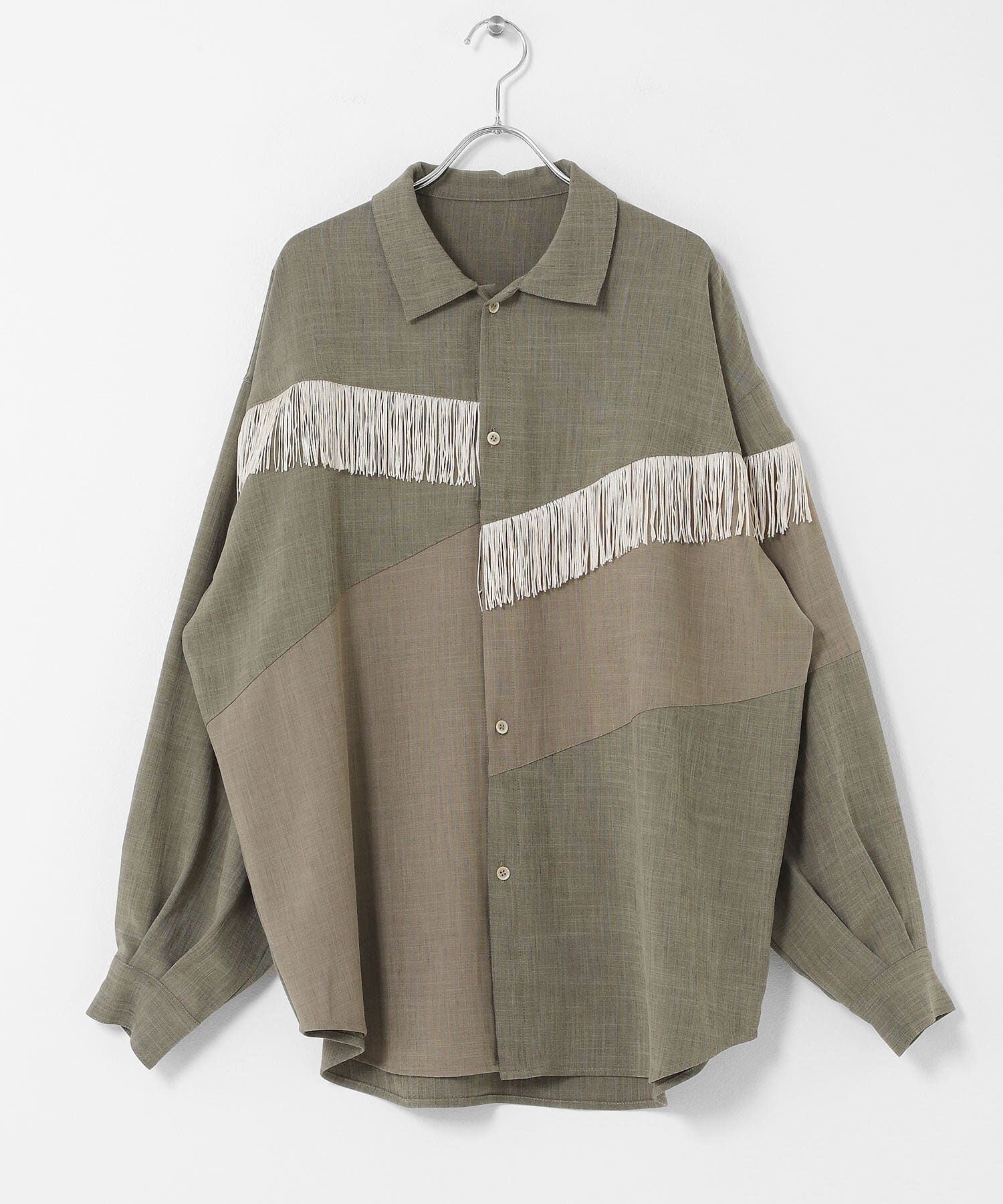  「Siltrata　Fringe pattern shirts」|シャツ・ブラウス|