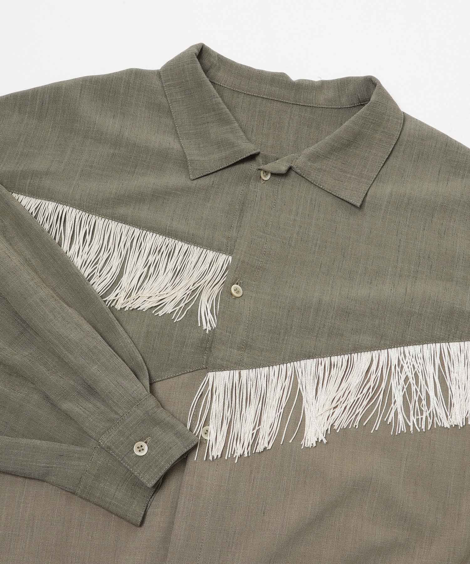  「Siltrata　Fringe pattern shirts」|シャツ・ブラウス|