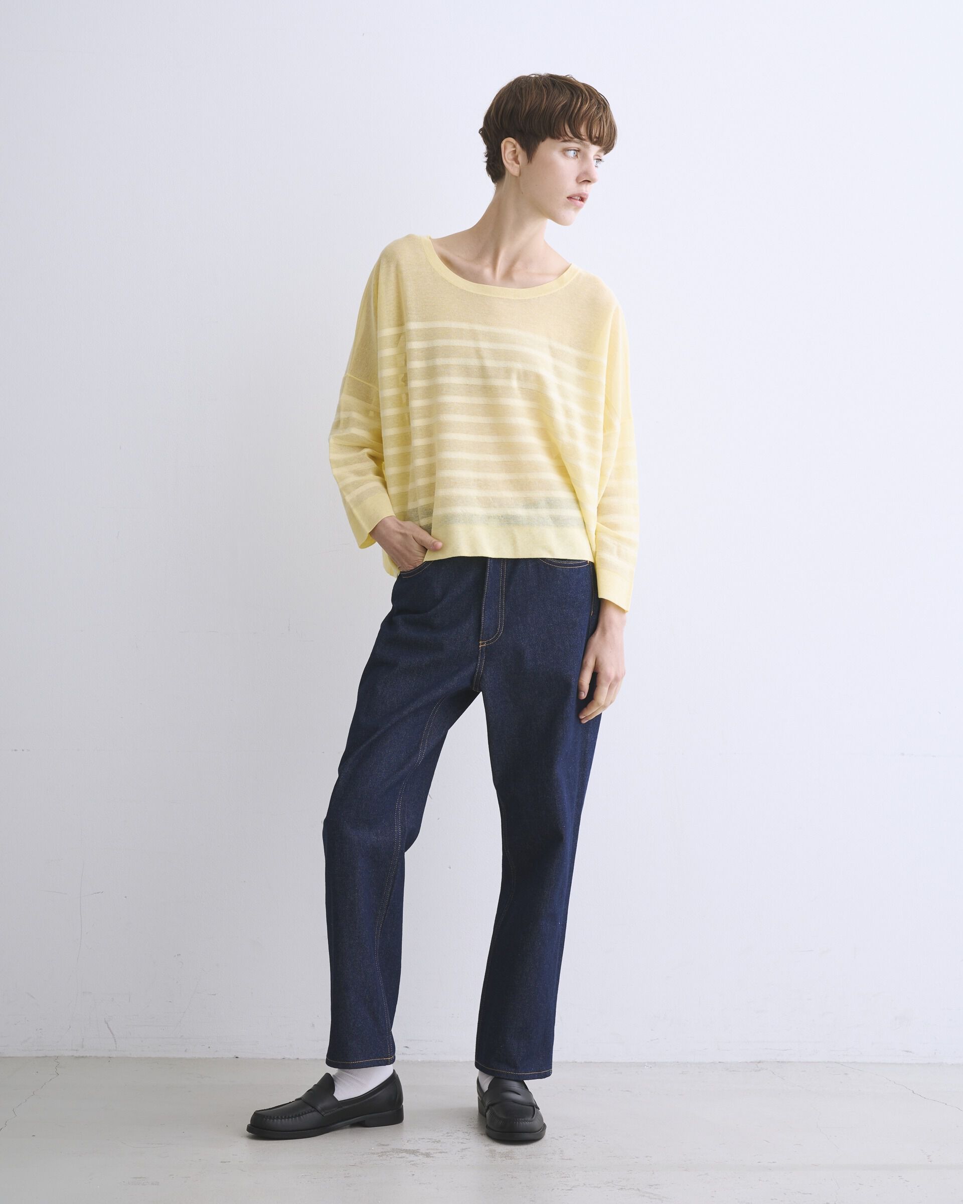 Traditional Weatherwear「LYNE KNIT SHEER」|ニット・セーター|