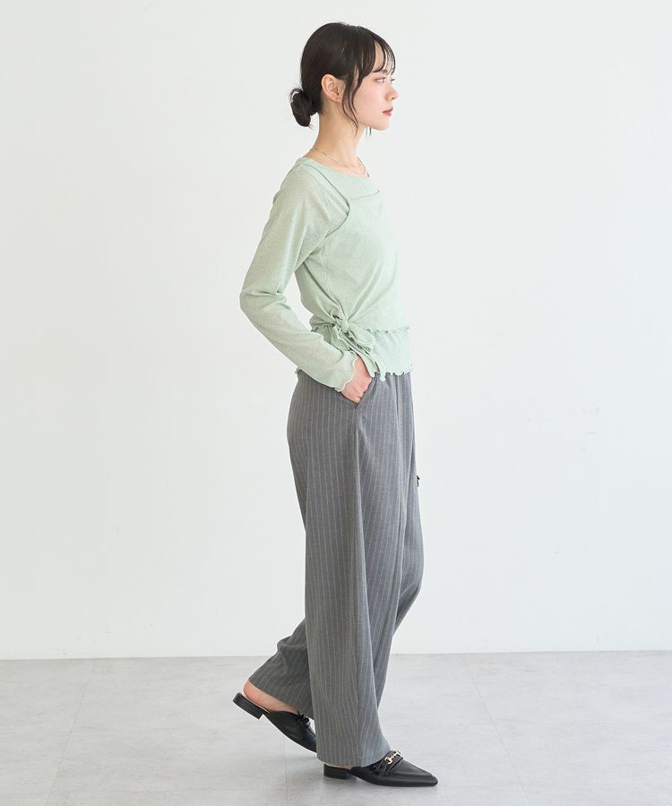 earth music&ecology「【SET】ツイストキャミレイヤードカットソー」|Tシャツ・カットソー|