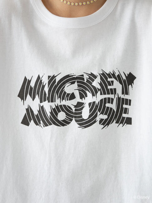  「背中アキロゴカットプルオーバー1/Mickey」|Tシャツ・カットソー|