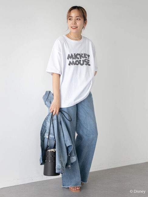  「背中アキロゴカットプルオーバー1/Mickey」|Tシャツ・カットソー|