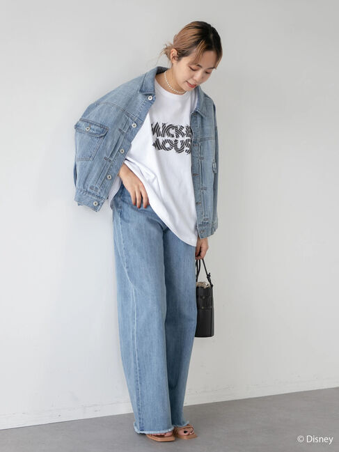  「背中アキロゴカットプルオーバー1/Mickey」|Tシャツ・カットソー|