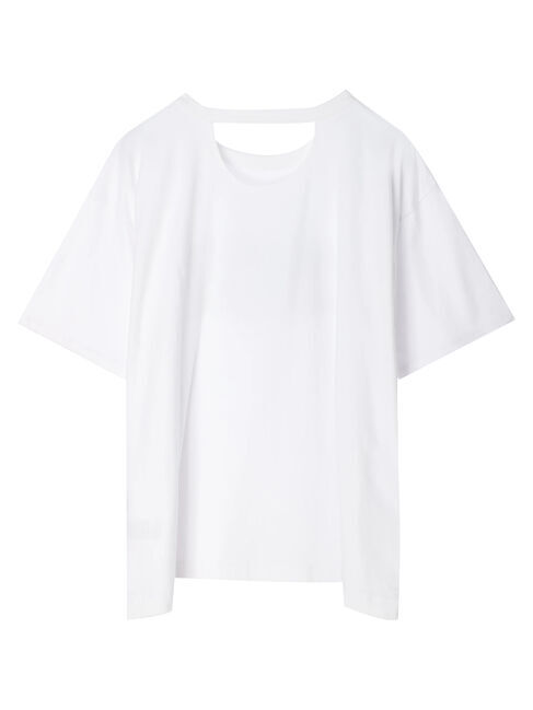  「背中アキロゴカットプルオーバー1/Mickey」|Tシャツ・カットソー|