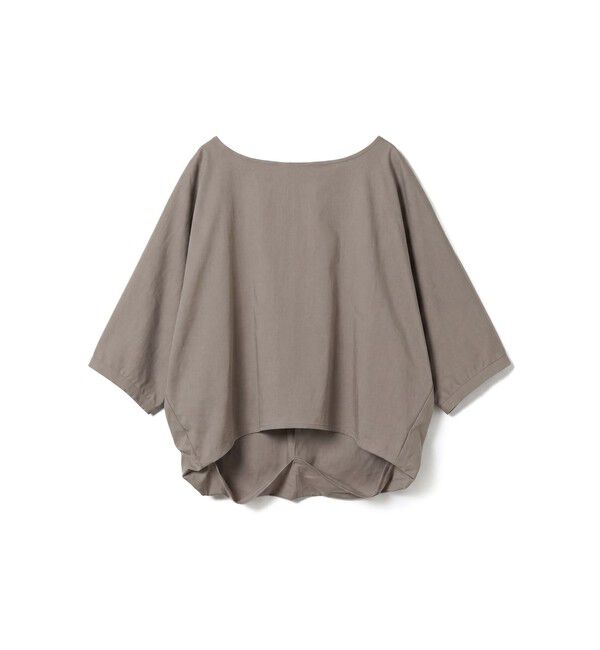 mizuiro ind「mizuiro ind ボートネックコクーンプルオーバー」|Tシャツ・カットソー|グレー