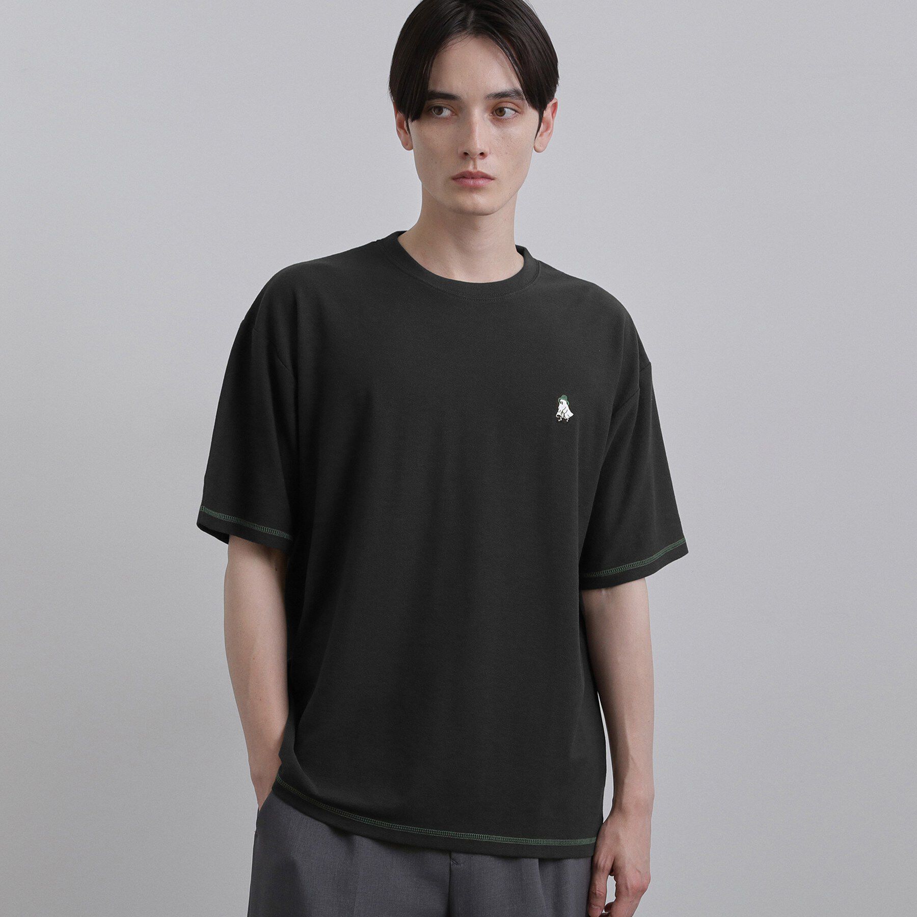 tk.TAKEO KIKUCHI「ゴーストワンポイントTシャツ」|Tシャツ・カットソー|