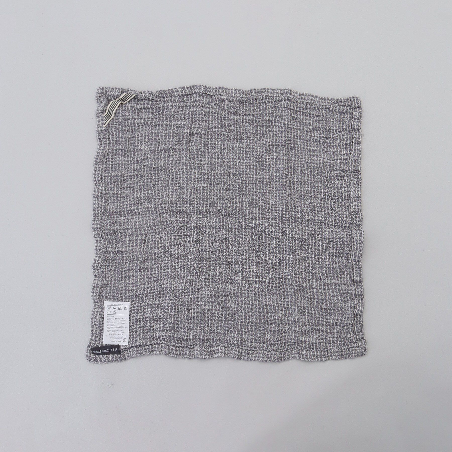 212 KITCHEN STORE「LINEN BLENDED ディッシュクロス ワッフル GY ＜212Kオリジナル＞」|食器・キッチングッズ|