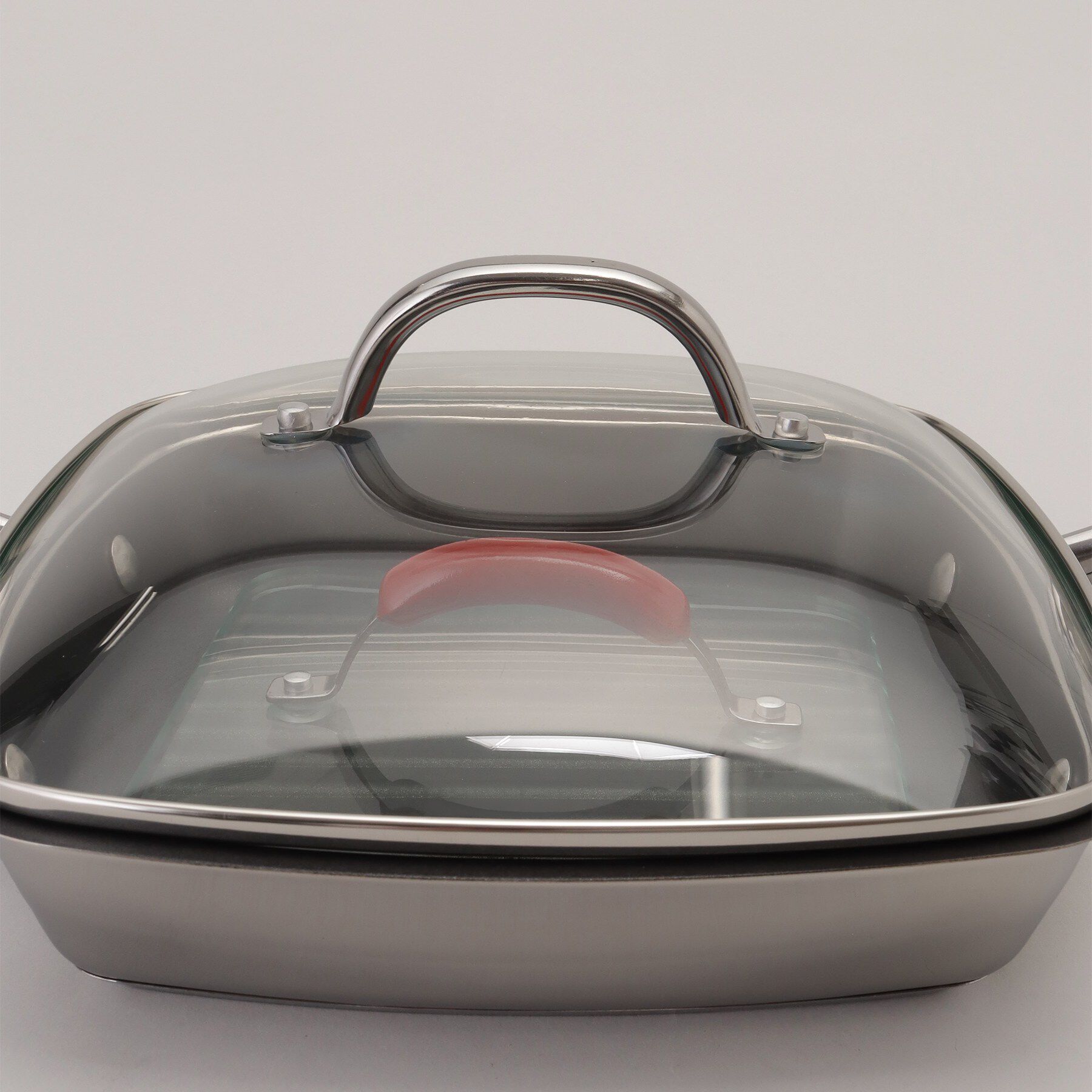 212 KITCHEN STORE「スクエアグリルパン 24cm RD ＜MEYER マイヤー＞」|食器・キッチングッズ|