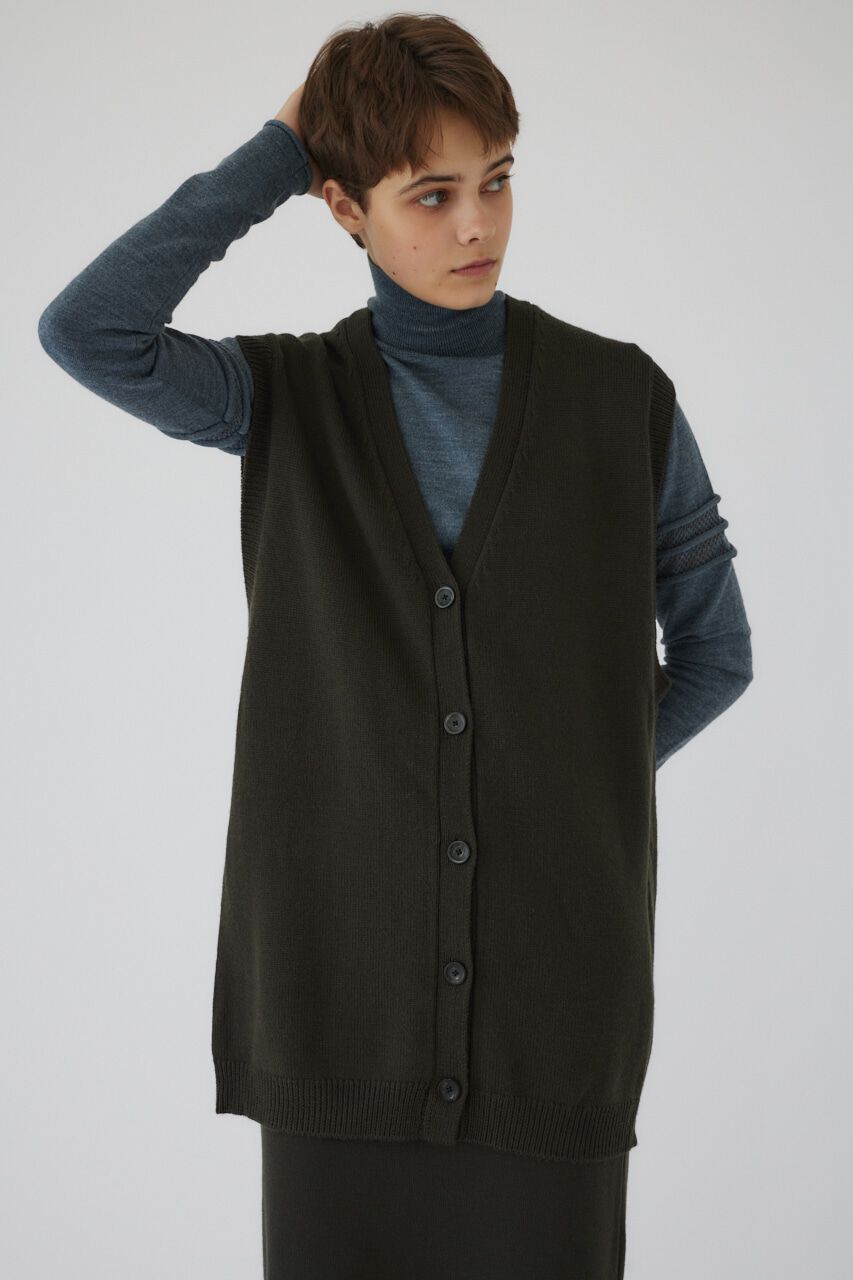 RIM.ARK 「4type long knit vest」|ダウンベスト・ベスト|