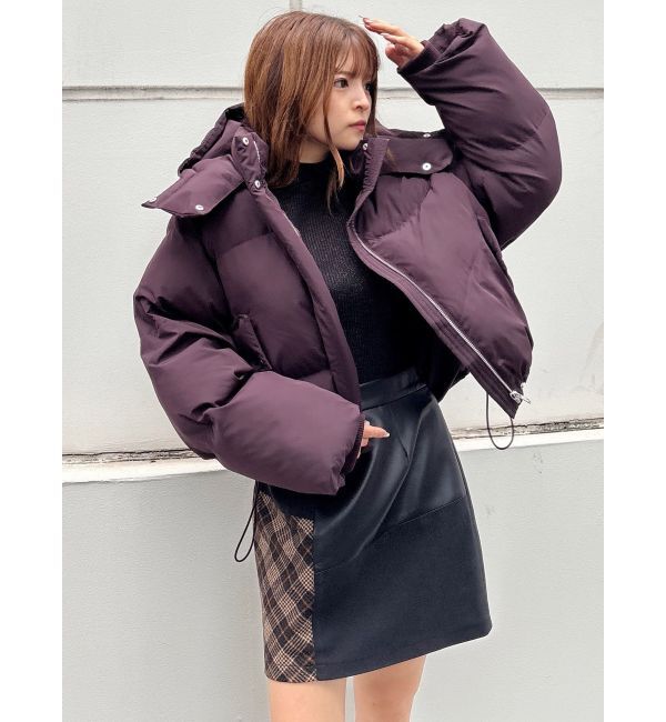 MURUA「バイカラーラメクロップドニット」|ニット・セーター|