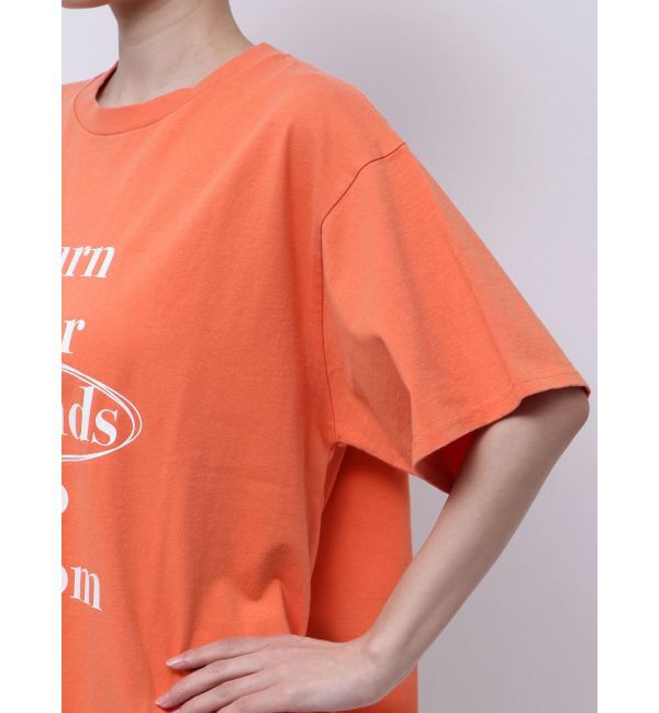 Ungrid「ヴィンテージウォッシュロゴビッグTee」|Tシャツ・カットソー|