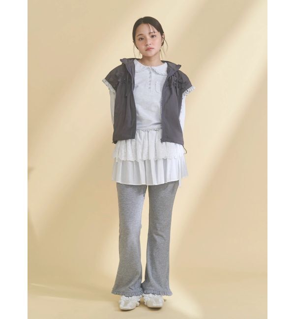 merry jenny「frill nylon jacket」|ダウンベスト・ベスト|