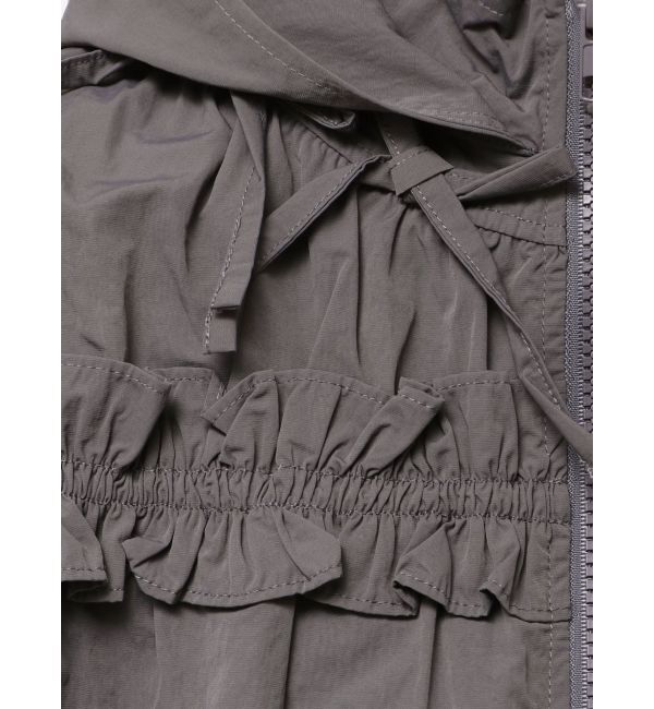 merry jenny「frill nylon jacket」|ダウンベスト・ベスト|