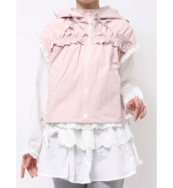 merry jenny「frill nylon jacket」|ダウンベスト・ベスト|
