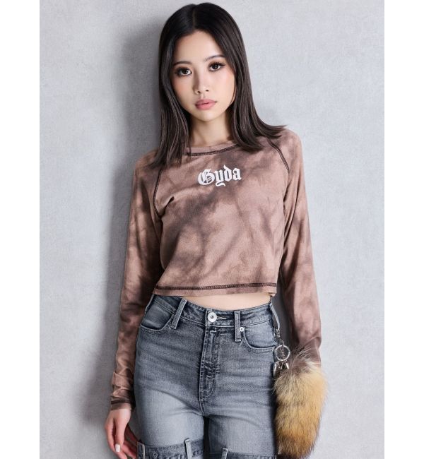 GYDA「GYDA processing like shortトップス」|Tシャツ・カットソー|