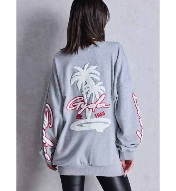 GYDA「palm tree Gydies Lovingサガラスウェットトップス」|スウェット・ジャージ|