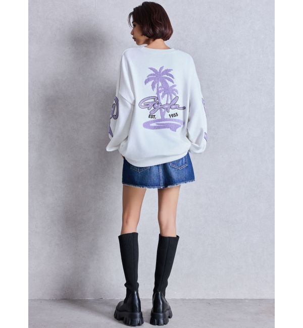 GYDA「palm tree Gydies Lovingサガラスウェットトップス」|スウェット・ジャージ|