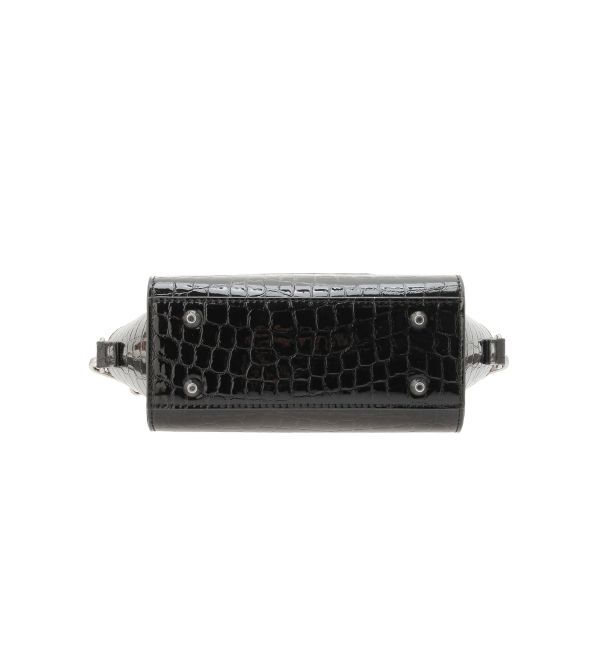 GYDA「GG エナメルクロコmini BAG」|ハンドバッグ|