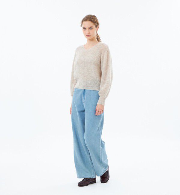 MACKINTOSH PHILOSOPHY「【WEB&一部店舗限定】モヘヤミックスVネックニット」|ニット・セーター|