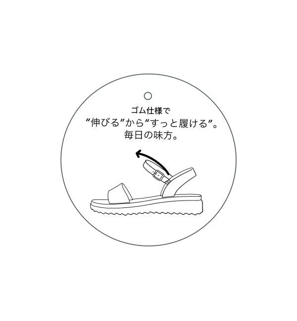 ikka「軽量ダブルベルトサンダル」|その他|