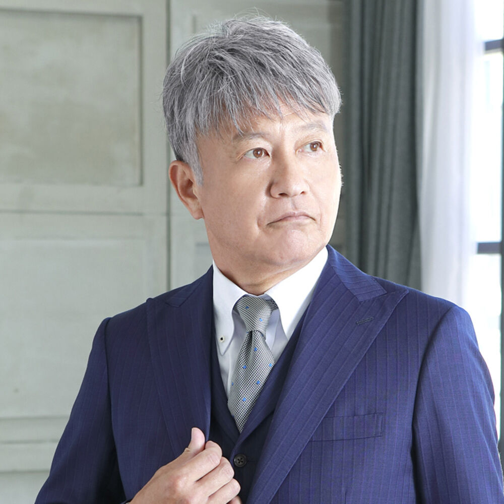 BACKYARD FAMILY「プリシラ 部分ウィッグ 男性 ウィッグ ショート GB-23 通販 ヘアピース カバーピース」|ヘアスタイリング|グレー1