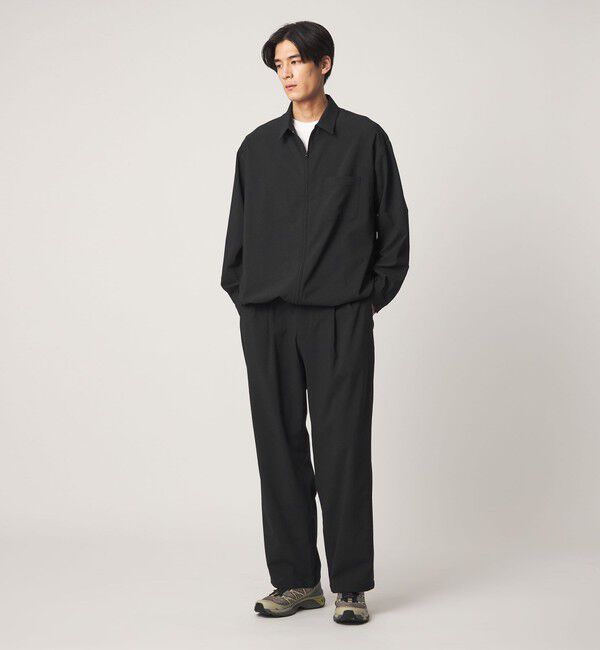 UNITED ARROWS「DotAir ドットエア サッカー ヘムコード 2プリーツ パンツ　吸水速乾」|その他|
