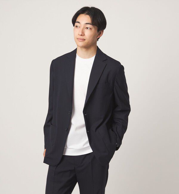 UNITED ARROWS green label relaxing「L/A ポンチ ビズ クルーネック カットソー -抗菌-」|Tシャツ・カットソー|