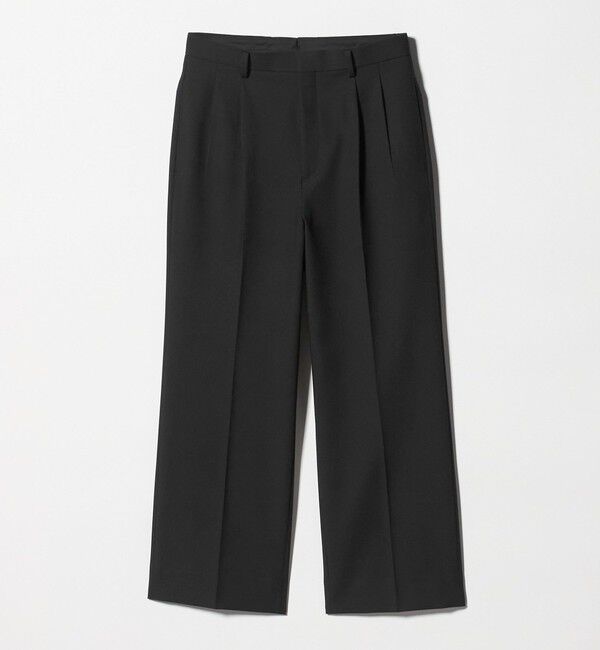 BEAUTY&YOUTH UNITED ARROWS「ダブル T/R 2プリーツ ボリューム スラックス NO.9 ウォッシャブル」|チノ|