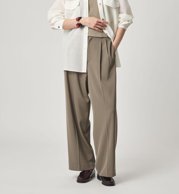 STEVEN ALAN「＜Steven Alan＞タック パンツ」|チノ|