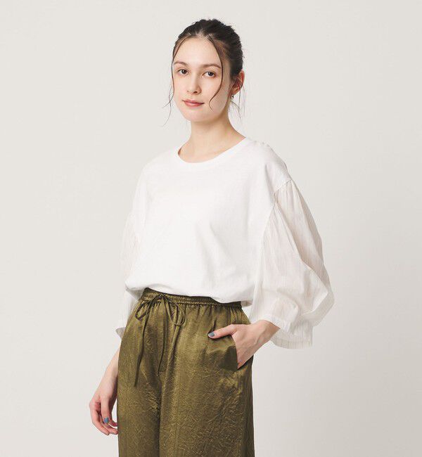 BEAUTY&YOUTH UNITED ARROWS「＜dahl&rsquo;ia＞リメイク パワーショルダー プルオーバー」|Tシャツ・カットソー|