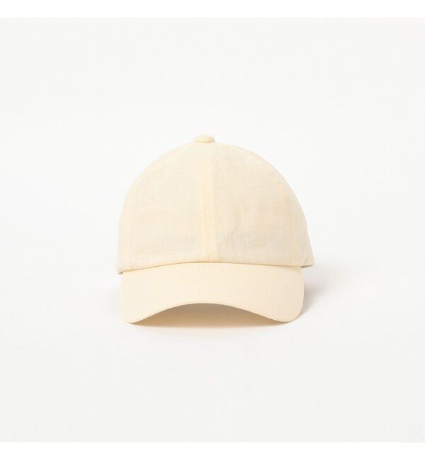 Ray BEAMS 「6パネル リネン キャップ 26SS　　日除け 紫外線対策 麻素材 夏 レジャー アウトドア フェス 」|キャップ・キャスケット|