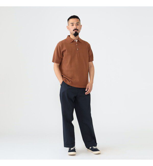 BEAMS「BEAMS PLUS / 12ゲージ ニット ポロシャツ」|ポロシャツ|