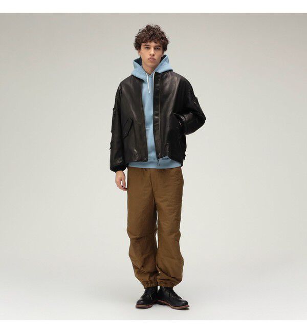 BEAMS PLUS「MIL Flight Jacket Leather」|ブルゾン・スタジャン|