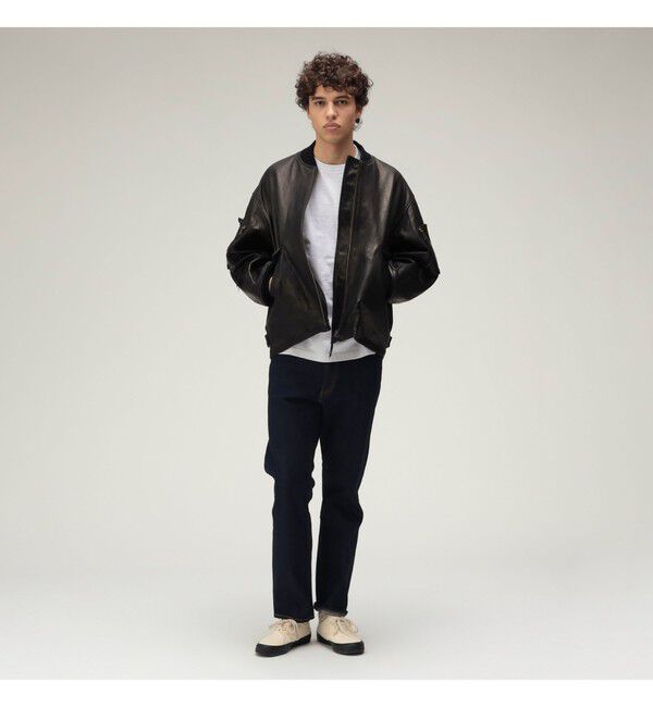 BEAMS PLUS「MIL Flight Jacket Leather」|ブルゾン・スタジャン|